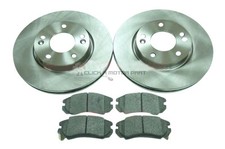2 DISCOS Y PASTILLAS DE FRENO DELANTEROS (300MM) PARA HYUNDAI SONATA 2.0 VVTi CRDi 2.4 05-11