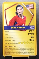 2020 Top Trumps Stars Of Women's Soccer Mia Hamm Team USA HOF Game Card⚽️NM/MT