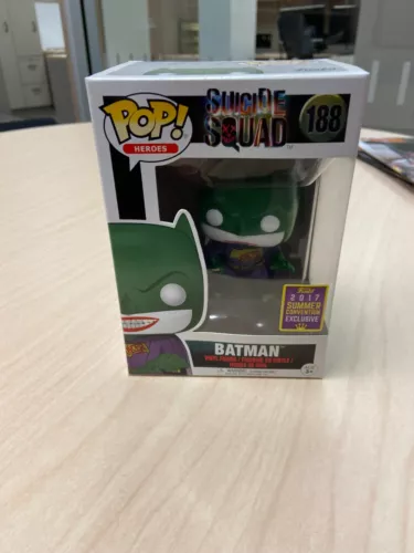 SDCC 2017 SAN DIEGO COMIC CON FUNKO POP SUICIDE SQUAD BATMAN JOKER THEME 188 NIB