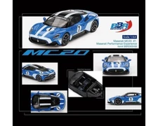 BBR Models Maserati MC20 #1 Maserati Performance Experience Blue 1/64