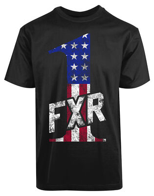 FXR American Flag Number One New Men's Shirt Strong Nation Liberal Cool Top Tees