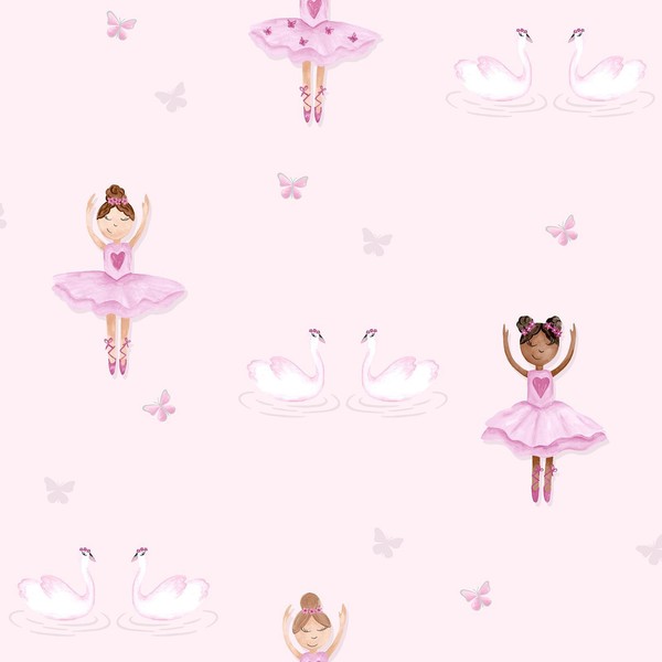 Ballerina Tapete Pink - Holden Decor 12460 Neu MäDchen Kinderzimmer-image
