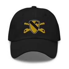 Dad hat - Army - 1st Cavalry Division - SSI w Br X 300