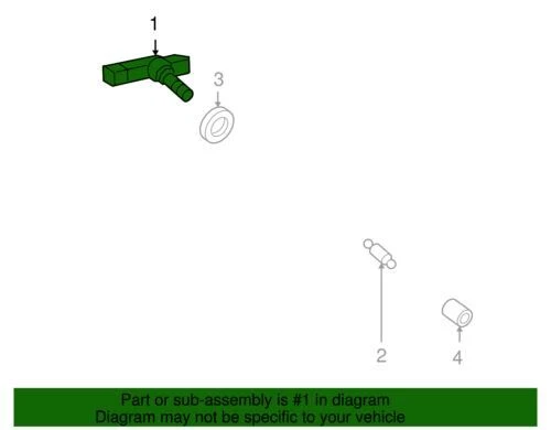 Sensor monitor de presión de neumáticos genuino GM 2004 Cadillac Chevrolet GMC 15136883 Foto 2 de 2