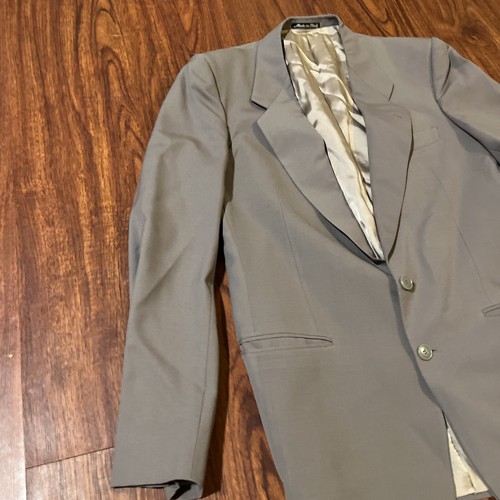 Mani By Giorgio Armani Blazer Size 38 Cream 100% Virgin Wool Made In Italy 2040 - Picture 4 of 14