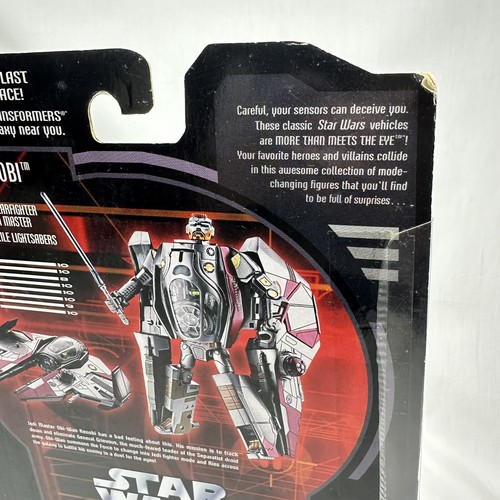 Hasbro Star Wars Transformers: Modellino OBI-WAN KENOBI SIGILLATO 2005 HASBRO - Foto 12 di 16
