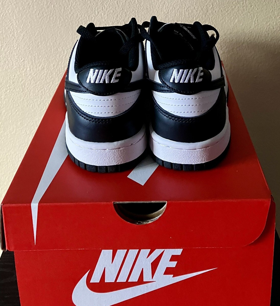 【NIKE】DUNK low 【２足セット】パンダ 19cm＆19.5cm Nike-Dunk-Mid-Panda-DV0830-102