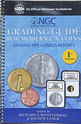 USA NGC Grading Guide for Modern US Coins, tips, census . 144pgs, 2005