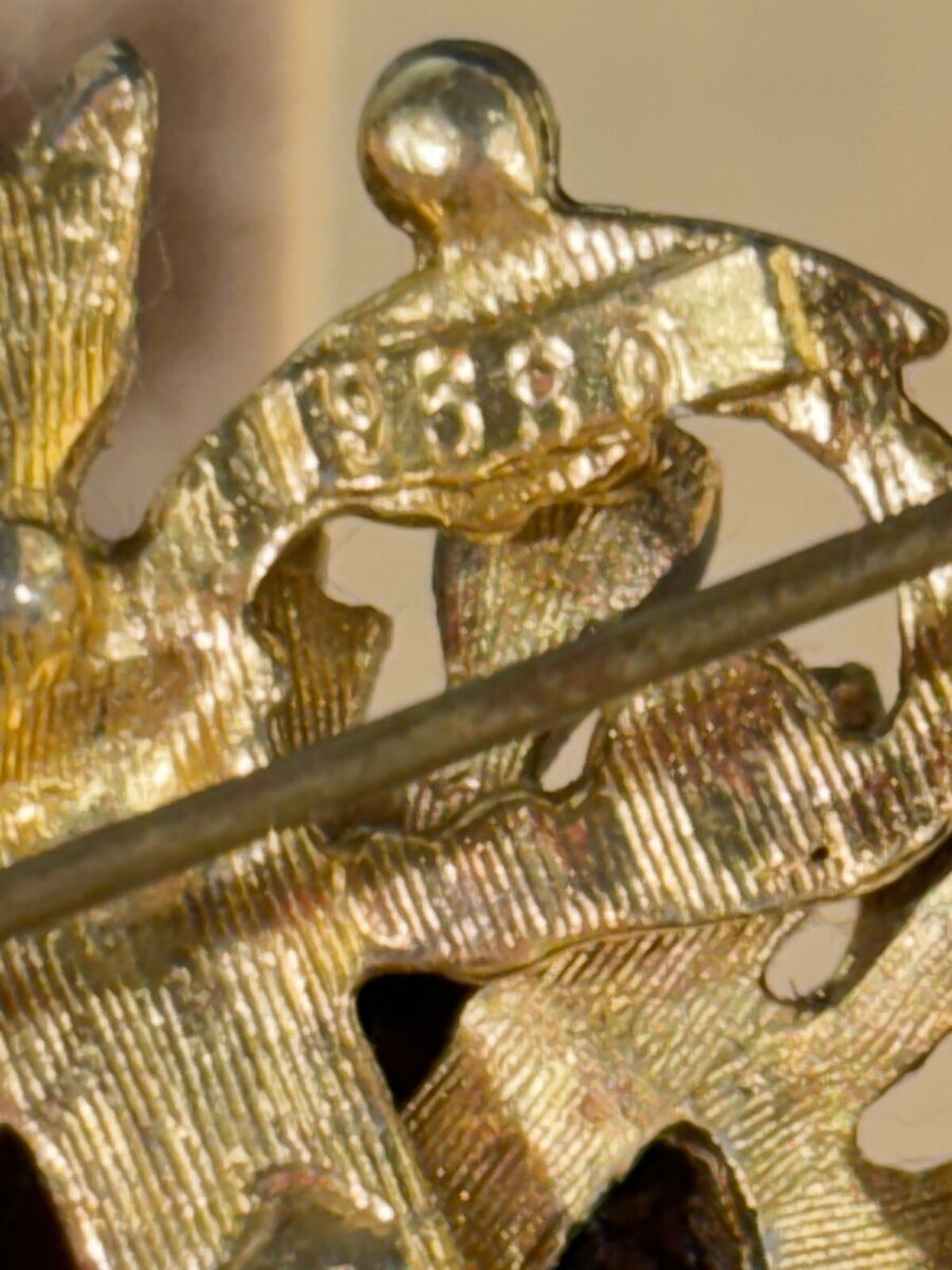 Vtg Sphinx Pin Brooch Gold Tone French Jet Rhinestone Vtg Sphinx Pin Brooch Gold Tone French Jet Rhinestone