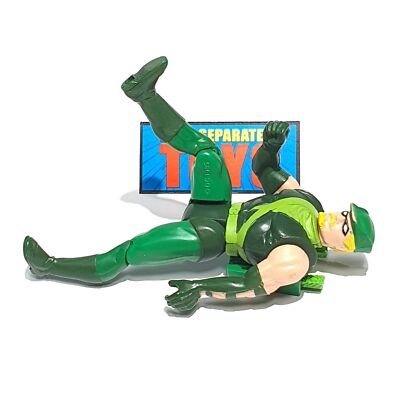 「グリーンアロー」Kenner社製アクションフィギュア（1985） Vtg kenner Super Powers GREEN ARROW original 1985 DC Comics