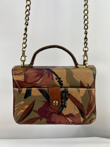 Patricia Nash Tropical Leather Crossbody Clutch Purse - Picture 4 of 12