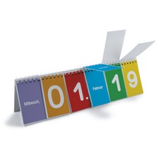 Klappen-Flipchart aus Pappe, Kalender TimeTEX