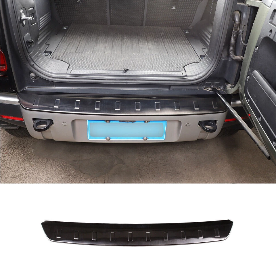 Protetor de para-choque traseiro preto 20-23 externo de aço para Land Rover Defender - Imagem 3 de 4