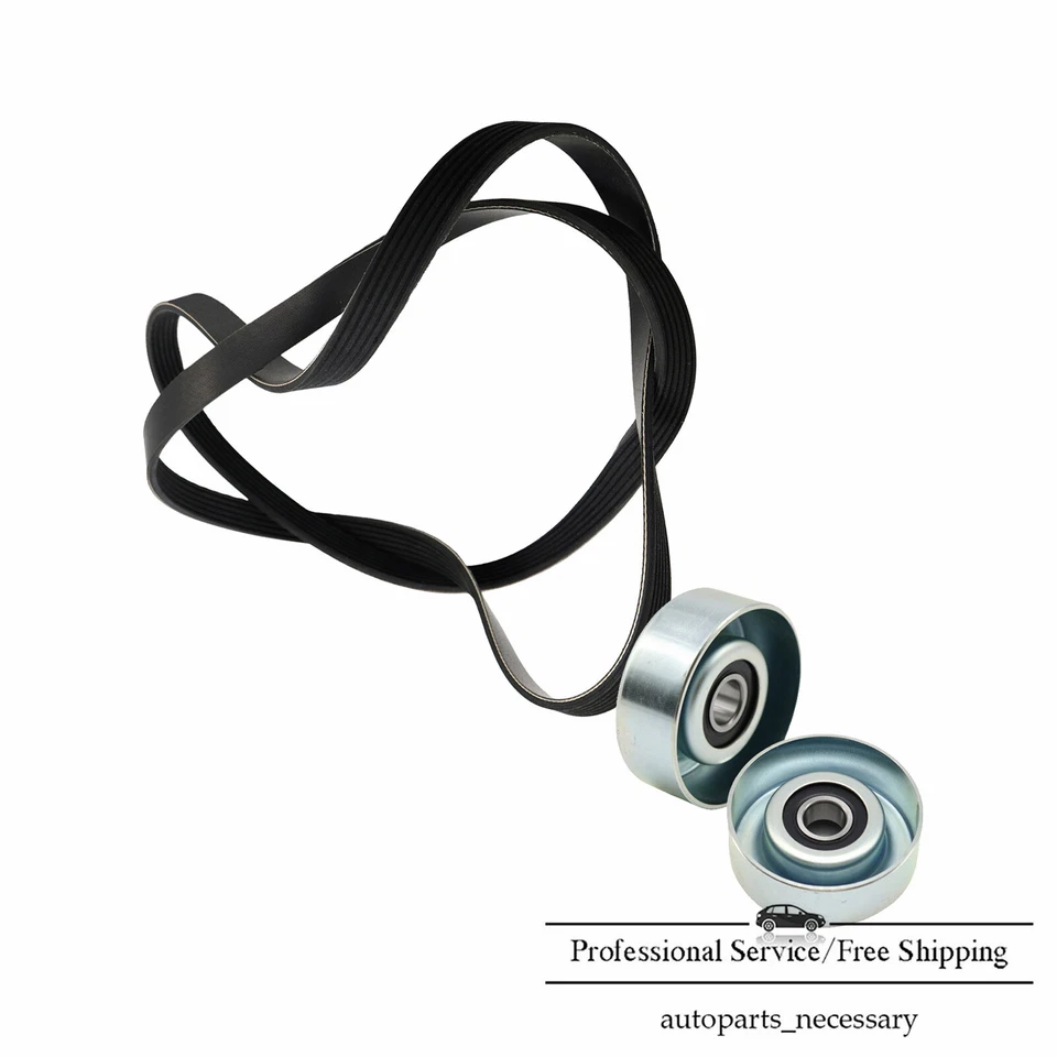 For 12-15 Subaru Impreza XV Crosstrek 2.0L Serpentine V-Belt w/ Idler Pulley Kit - Image 2 of 4