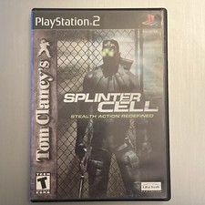 Tom Clancy s Splinter Cell Playstation 2 PS2 2003 CIB Complete Tested and Works