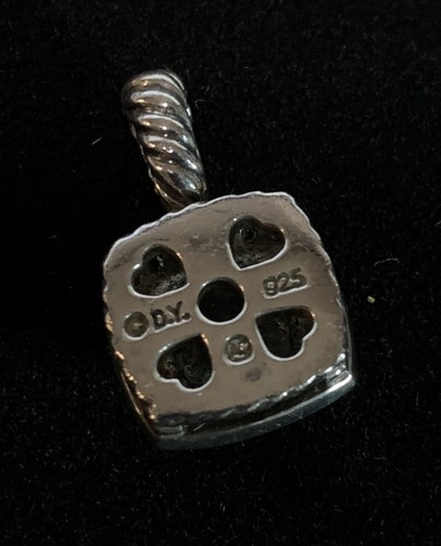 David Yurman Petite Albion Pendant, Sterling Silver, Prasiolite & Diamonds, 7mm - 第 7/9 張圖片