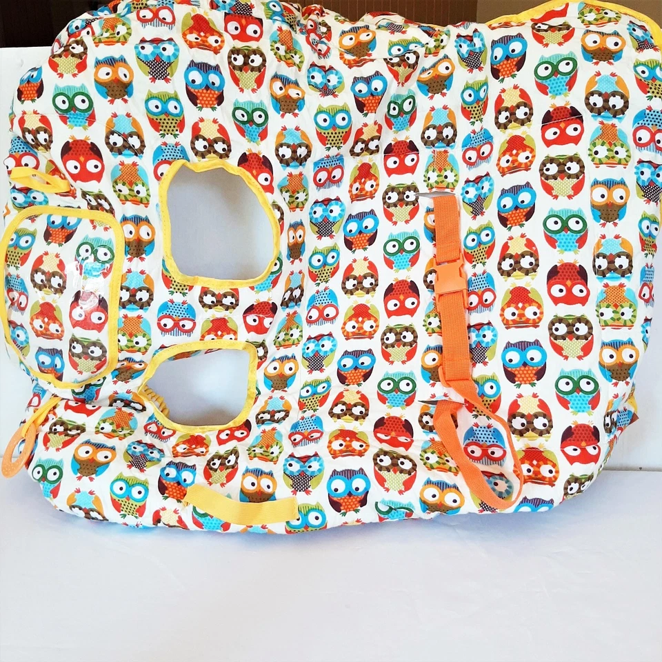 Búho Carrito de Compras Cubierta Bebé Infante Correa de Seguridad Bolsillos Lindo Unisex Sin Marca Foto 2 de 4