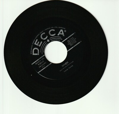 SP 45 Touren CANADA KALIN TWINS WHEN 9-30642 DECCA