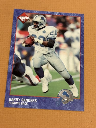 1993 ~ BARRY SANDERS #64 / COLLECTORS EDGE FOOTBALL CARD - 1ST EDITION / MINT - Picture 6 of 23
