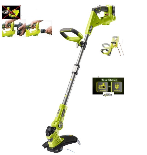 Ryobi Hybrid Rasentrimmer RLT1831H25F Und 230V Ohne Akku Und LadegeräT One+-image