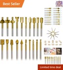 20Pcs Router Carbide Engraving Bits Hss 1/8" Shank for Diy Woodworking