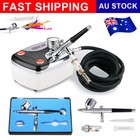 <!--F#f_0-->Airbrush Compressor Kit 0.3mm Dual Action Air Brush Spray Gun Art Tattoo Paint<!--F/-->
