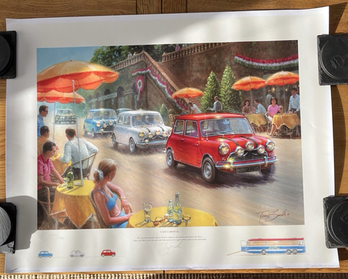 Italian Job V "Café Carnival" by Tony Smith. Numbered Limited Edition Print