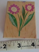Rubber Stamp Flowers Designer Daisies Scrapbooking Crafts Cards