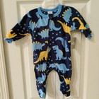 Love your Onesies Brand by Gerber Dinosaur Polyester Sleeper 0-3 months Nwt