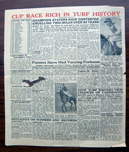 9 RARE WWII Guinea Gold Newspapers + 1944 Melbourne Cup Supplement + More - Picture 10 of 12