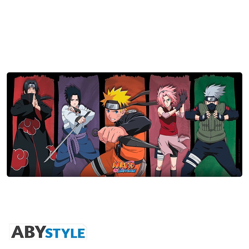 Alfombrilla de ratón Naruto Shippuden Group XXL anime manga Sasuke Sakura Kakashi Itachi Fan
