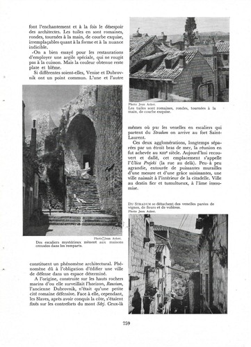 L' Enchantement de Dubrovnik - Article de presse 1955 - Picture 3 of 4