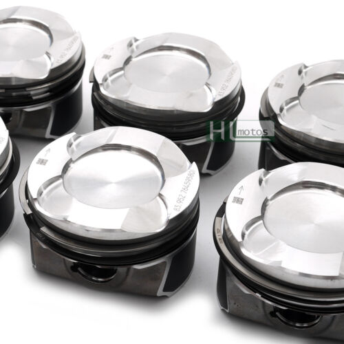 STD 6Pcs Pistons & Rings Φ84mm 22mm for BMW 335i 435i X4 F34 F30 F80 3.0T N55B30 - Picture 3 of 6