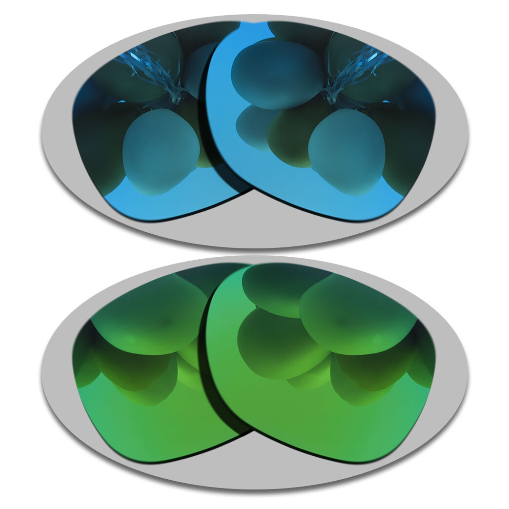 Sky Blue&Green Polarized Anti-Scratch Replacement Lenses For-RB4171 54mm