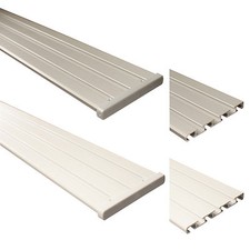 Aluminium Gardinenschiene Vorhangschiene Flächenvorhangschiene 3 o. 4-läufig