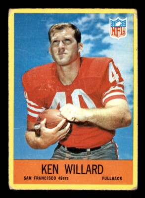 1967 Philadelphia Football #179 Ken Willard GD *e1