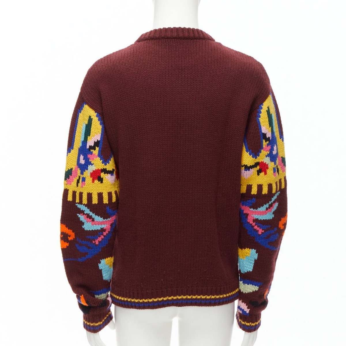 PRADA 2018 multicolour graphic virgin wool cashmere crew neck sweater IT48 M | eBay PRADA 2018 multicolour graphic virgin wool cashmere crew neck sweater IT48 M | eBay