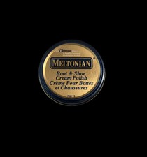 Meltonian Boot  Shoe Cream Polish Dark Brown 10 1.55 oz Jar New