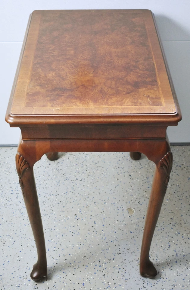 Baker Colonial Williamsburg Mahogany One Drawer Table Queen Anne Style "Rare" - Image 3 of 4