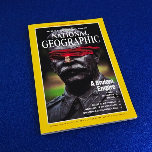 COLLAPSE OF THE SOVIET UNION MAR 1993 NATIONAL GEOGRAPHIC MAGAZINE SHIPS FREE - Picture 2 of 4