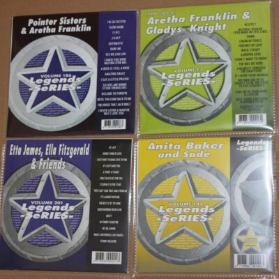 KARAOKE CD G LEGEND SERIES POINTER SISTERS/ARETHA FRANKLYN #186 In KARAOKE CD G LEGEND SERIES POINTER SISTERS/ARETHA FRANKLYN #186 In