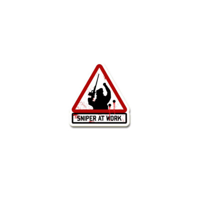 Sniper At Work TYP2 Decal Sticker Sniper Sniper 7x7cm #A4173