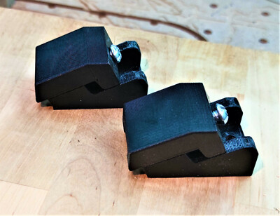 CNC Toe Push Clamp Kit Hobby Machines 3D Printed Black (4 count) 
