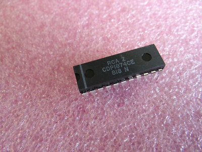 1 x CDP1874CE DIP22M RCA High-Speed 8-Bit Input and Output Ports