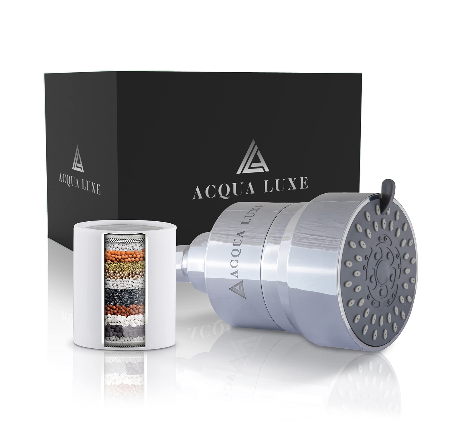 Filtered Shower Head| 3 Modes High Pressure Shower Head with 15 Stage High Ou...