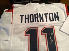 New England patriots Jersey Autographed Tyquan Thornton