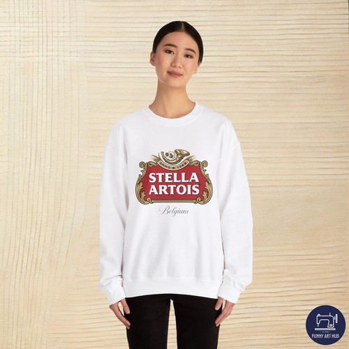 Stella Artois Logo Unisex Sweatshirt - Picture 16 of 34