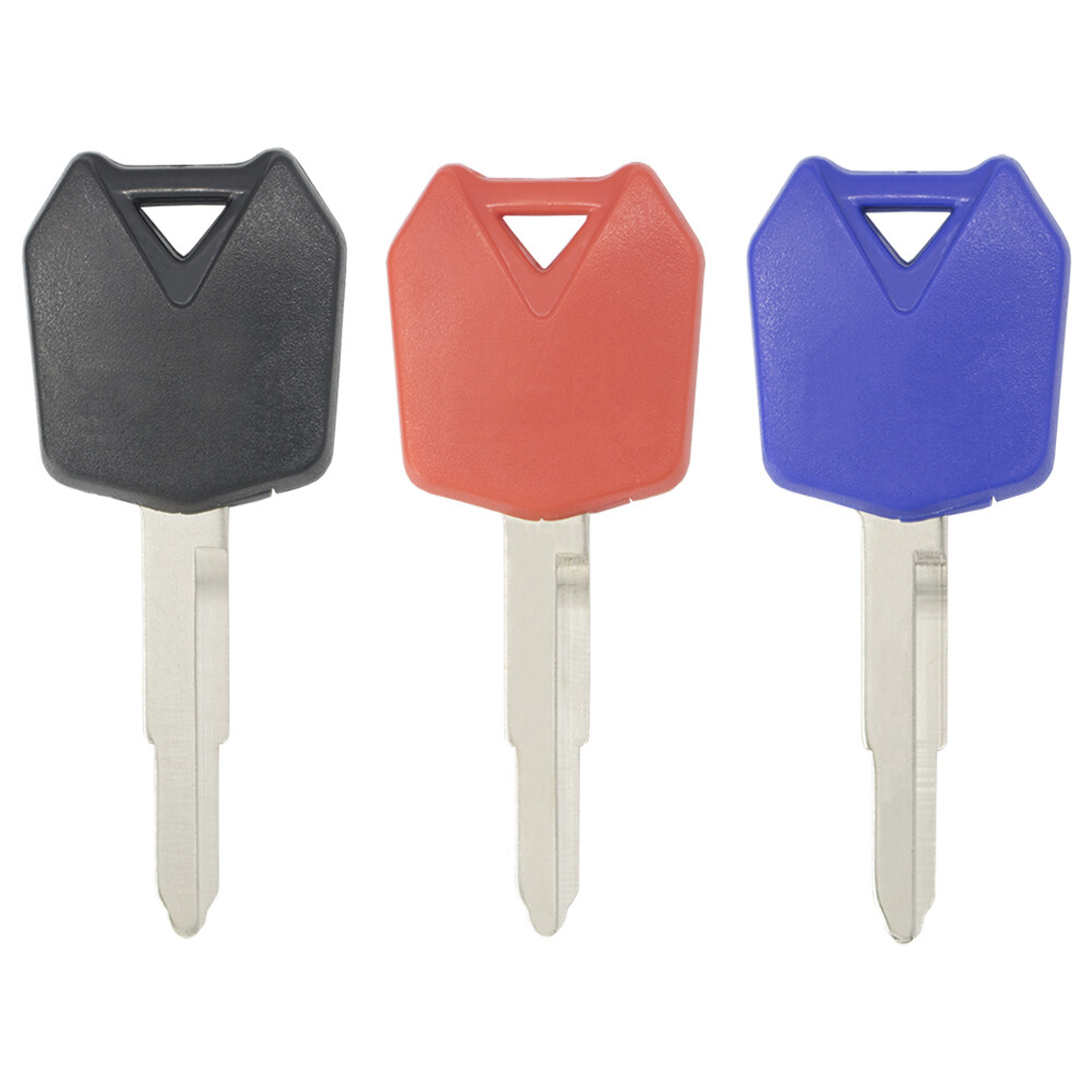 3 PCS Blank Uncut Blade Key For Kawasaki Ninja ZX6R ZX10R ZX12R ZX14R Z750 Z1000 3 PCS Blank Uncut Blade Key For Kawasaki Ninja ZX6R ZX10R ZX12R ZX14R Z750 Z1000