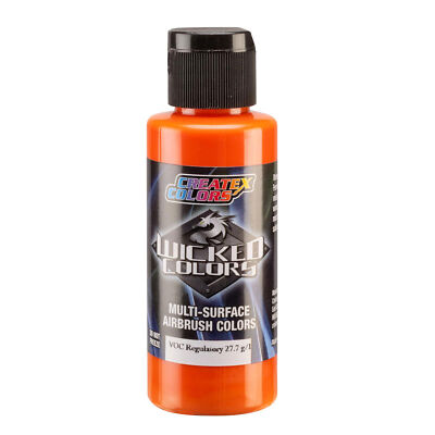 (245,83 /1l) Createx Wicked - W082 Opaque Pyrrole Orange - 60ml Airbrush Farbe 1