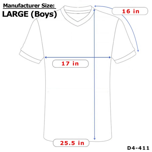 Under Armour Boys/Youth Large (34 in Chest) Blue HeatGear Stretch Active Tee - Picture 3 of 8